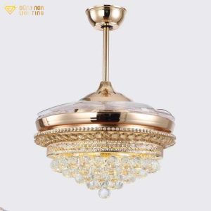 Quạt trần đèn chùm QDR12