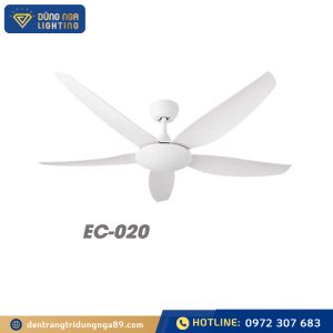Quạt 5 cánh trắng EC-020