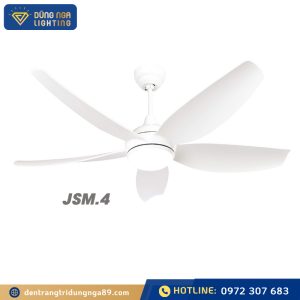 Quạt trần 5 cánh trắng JSM.4