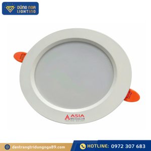 Âm trần viền trắng trơn thân nhôm-nguồn rời