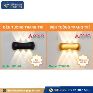 Đèn tường trang trí thân sơn MÀU ĐỒNG-MÀU ĐEN
