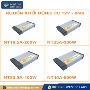 NGUỒN KHỞI ĐỘNG DC12V – IP43