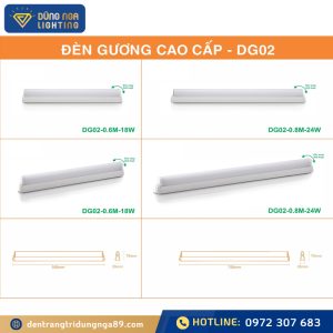 Đèn gương cao cấp DG02