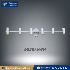 Đèn soi tranh led thân trắng 6028-6WH