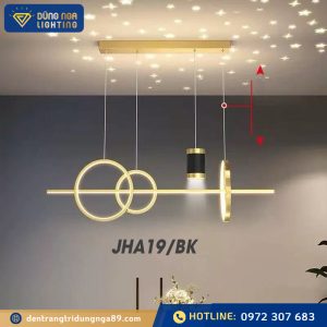 Đèn thả phòng ăn JHA19/BK