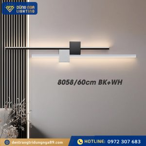 Soi tranh led 8058/60cm BK+WH