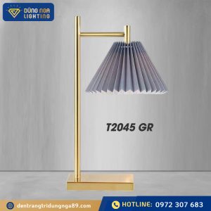Đèn bàn thân mạ T2045 GR(30×50)